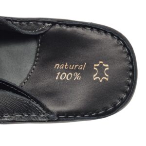 Męskie klapki skórzane 100% skóra naturalna