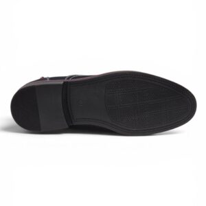 Męskie półbuty wsuwane granatowe – eleganckie loafersy z gumkami
