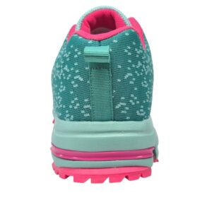 Damskie sneakersy sportowe Sandic miętowo-różowe – lekkie buty do biegania i trekkingu