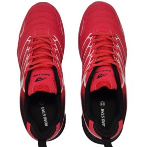 Czerwone sneakersy męskie Roadstar – sportowe buty z amortyzującą podeszwą Air